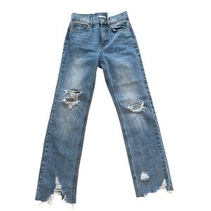 BDG Cowboy Jean Light Wash High Waist Straight Leg Size 24 NWT